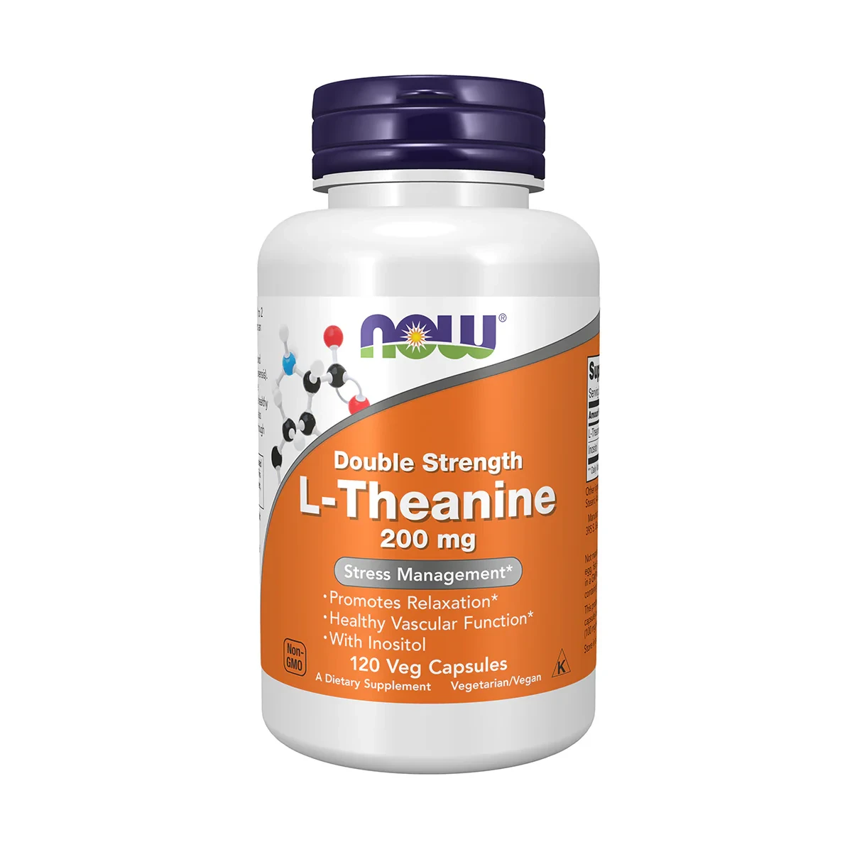 Now L Theanine 200mg 120 VegeCapsules