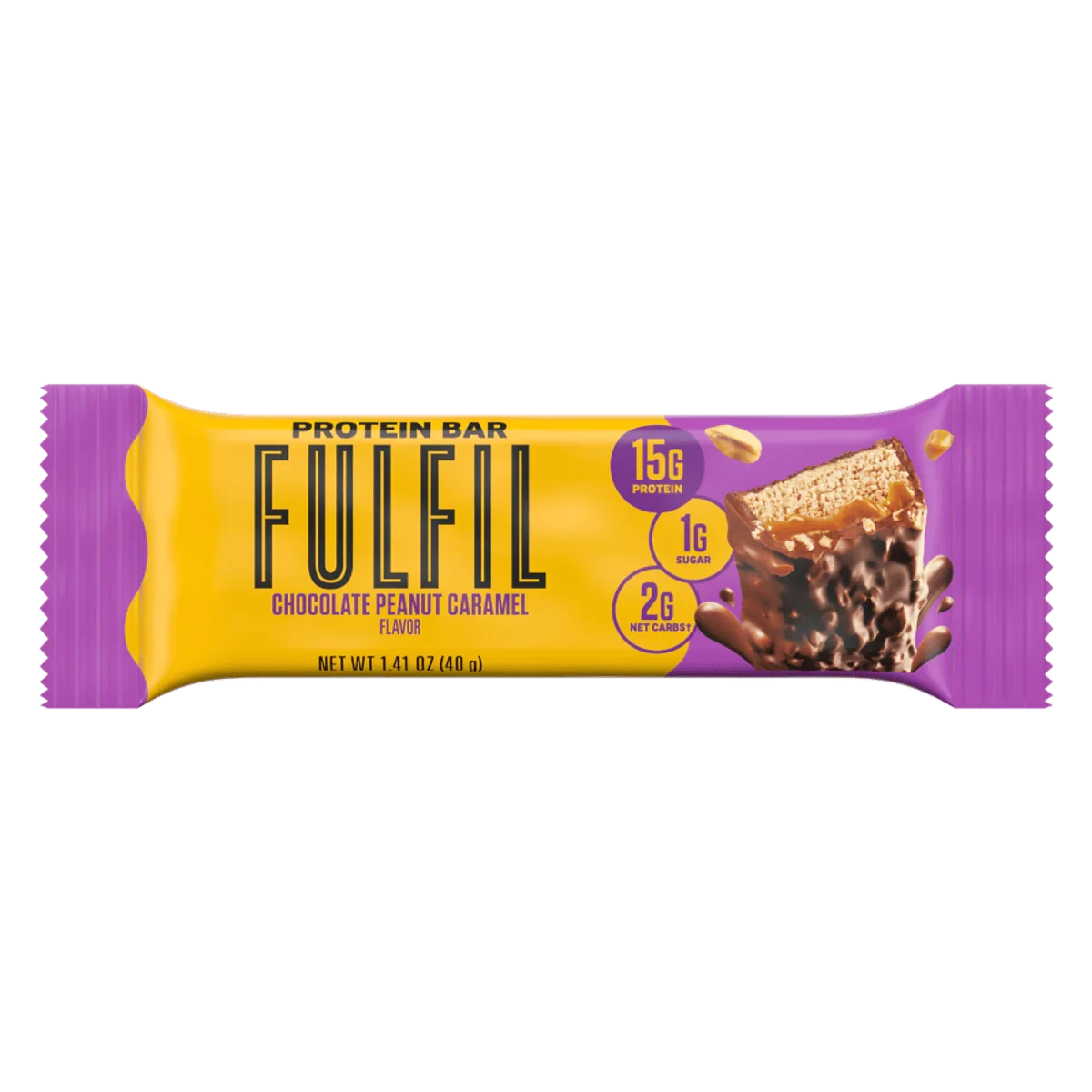 Fulfil Vitamin & Protein Bar Chocolate Peanut & Caramel 55g