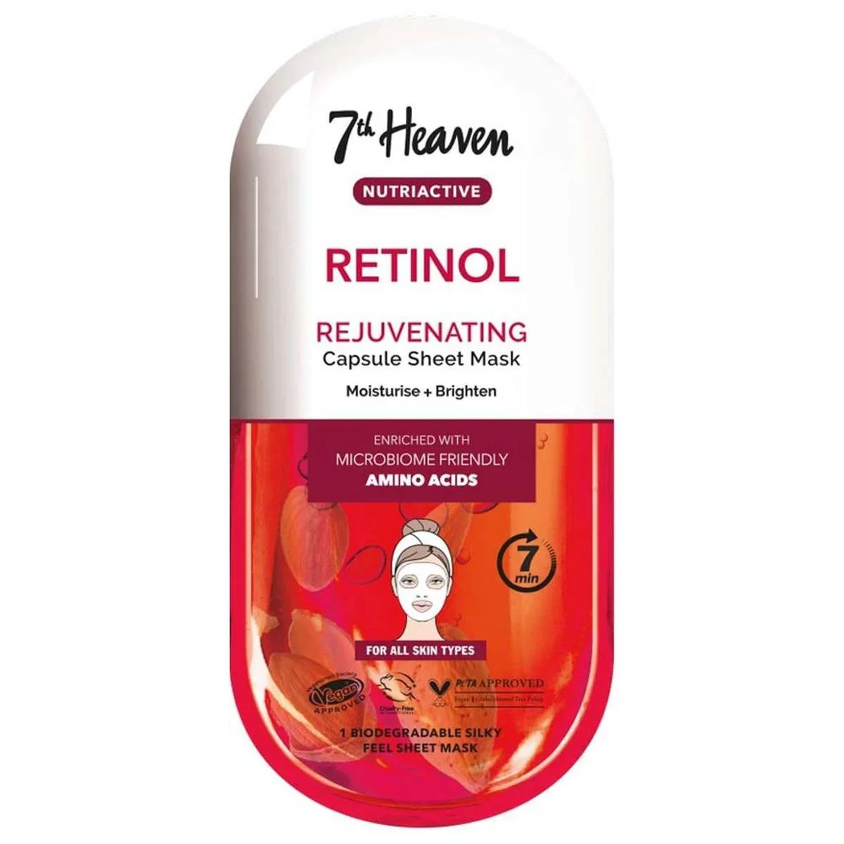 7th Heaven Nutriactive Retinol Capsule Sheet Mask