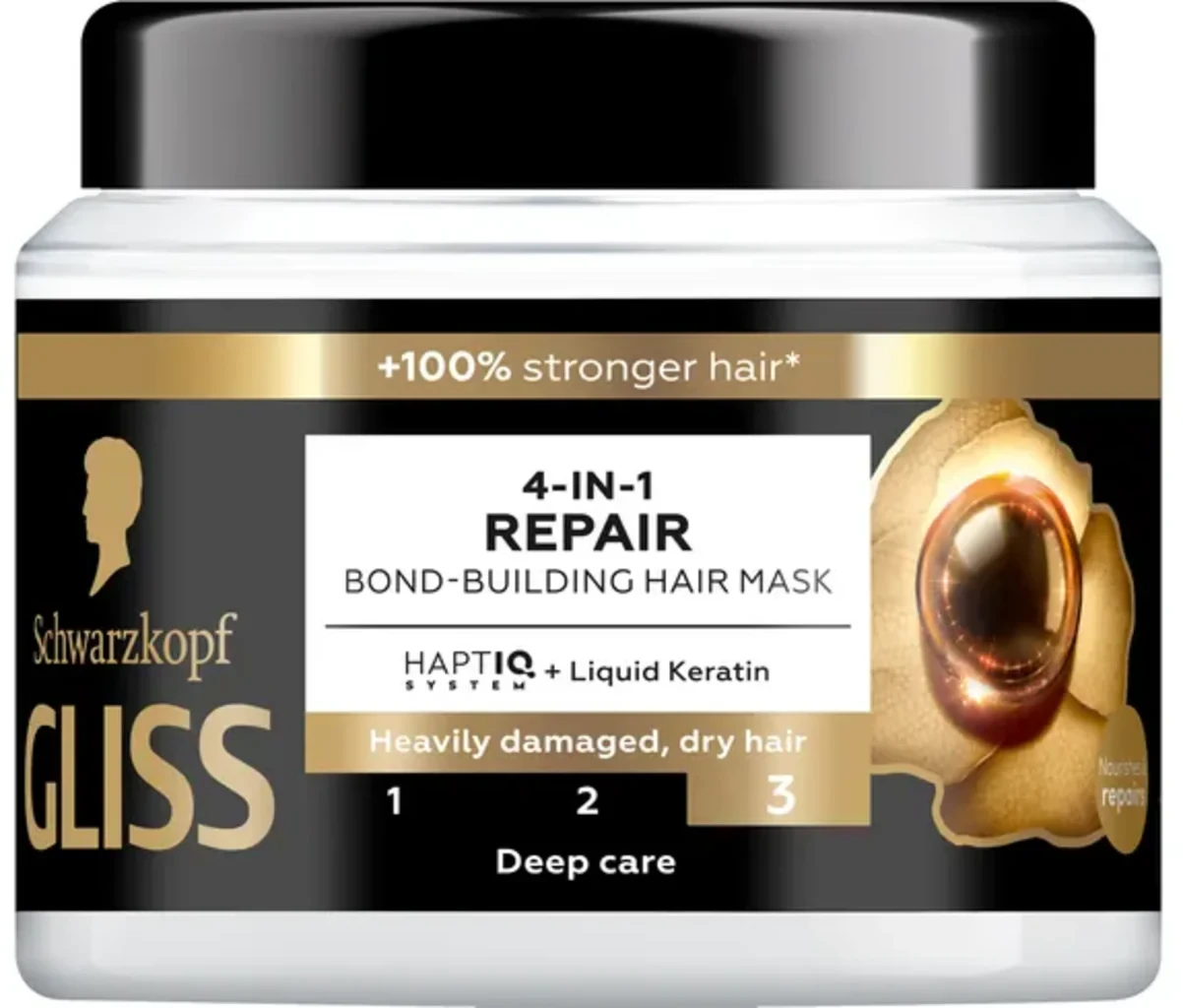 Schwarzkopf Gliss Bond Building Hair Mask 4 In 1 Repair 400ml