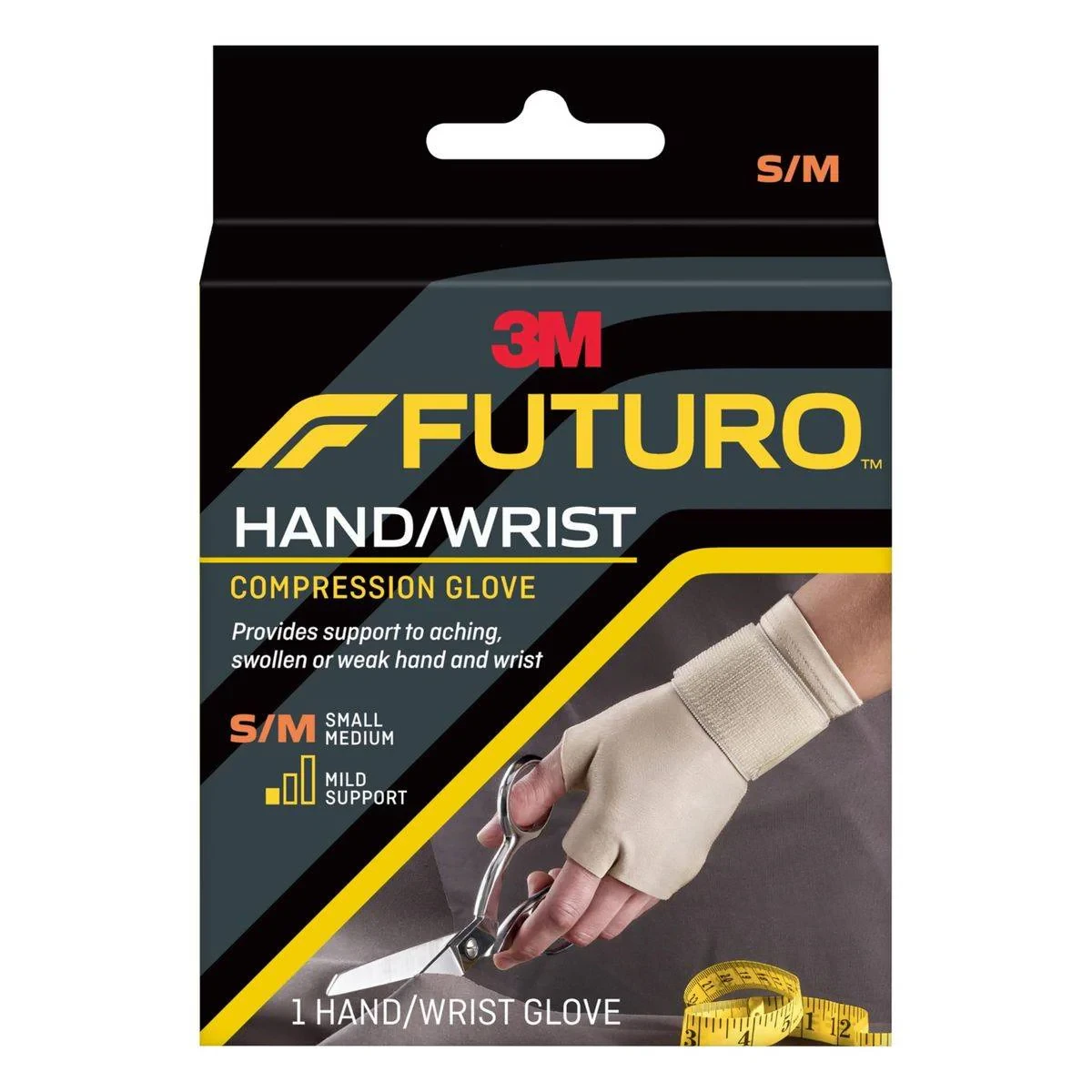 Futuro Hand Wrist Compression Glove Small/Medium