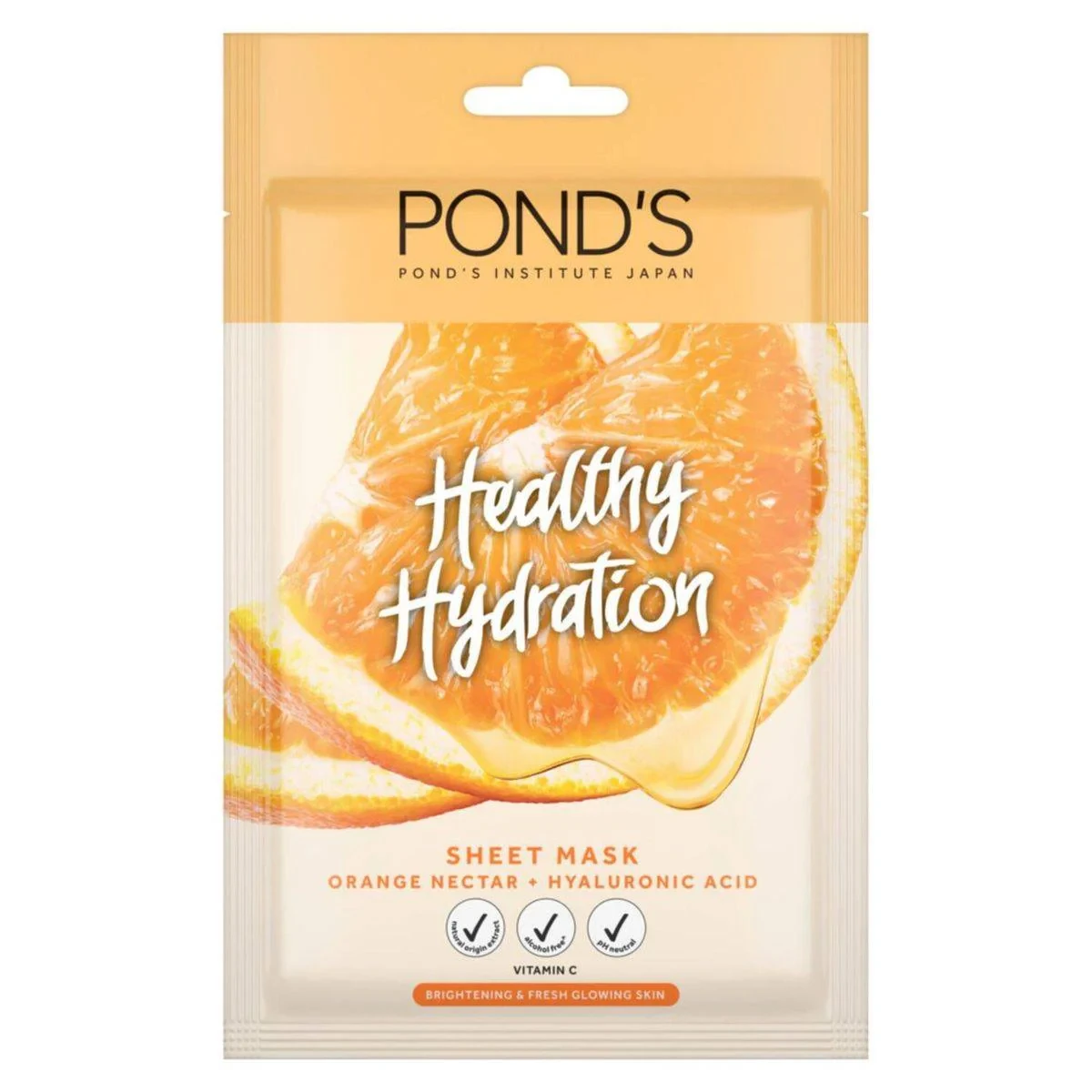 Ponds Healthy Hydration Sheet Mask Orange Nectar 25ml