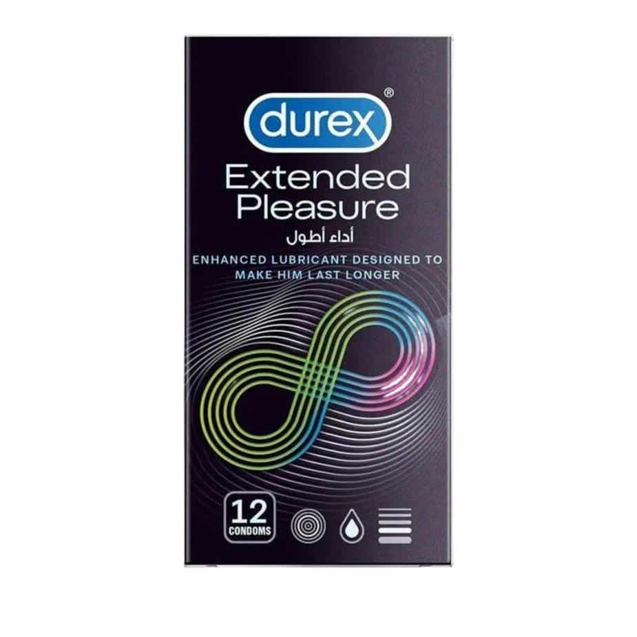 Durex Condoms Extended Pleasure 12 Pack
