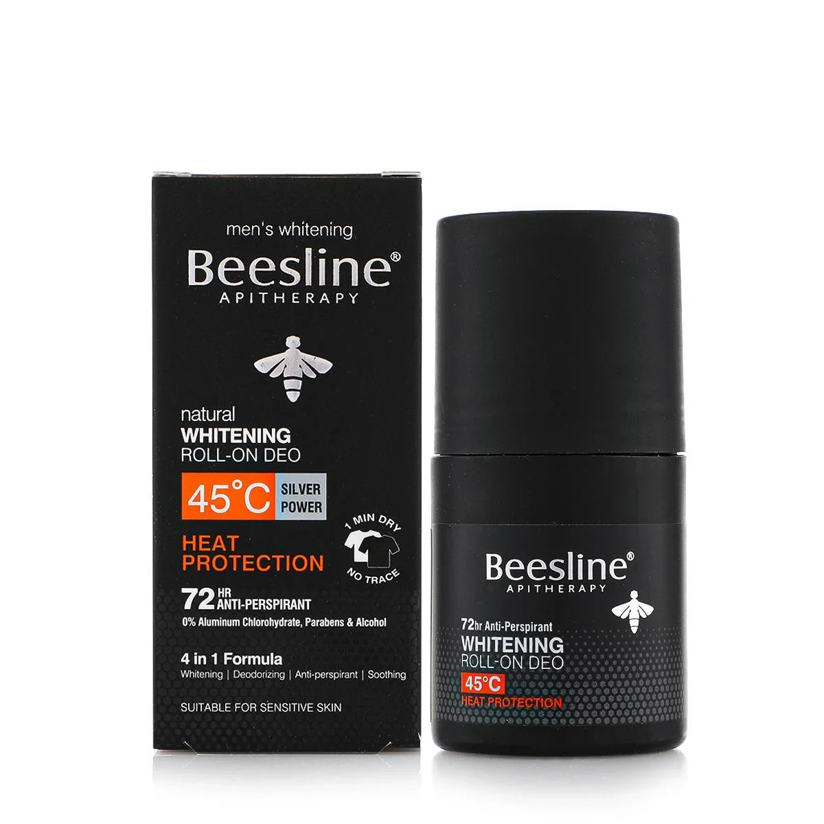 Beesline Men Deodorant Roll On Whitening Heat Protection 50ml