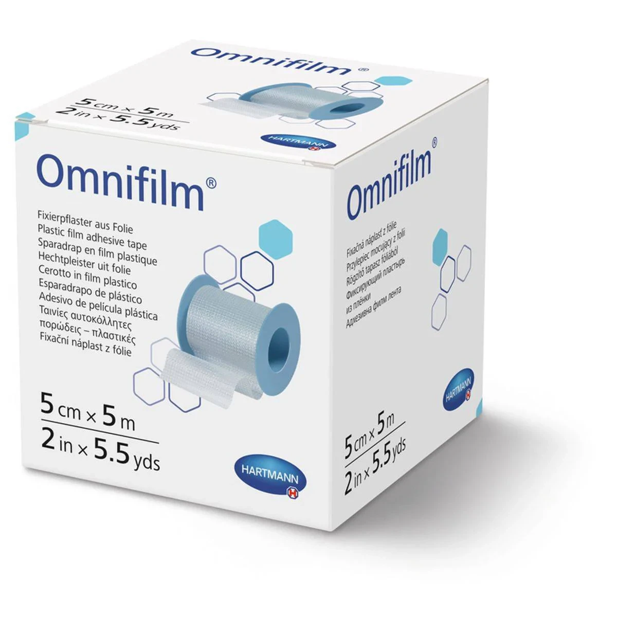 Omnifilm Adhesive Plastic Film Tape 5cm x 5m