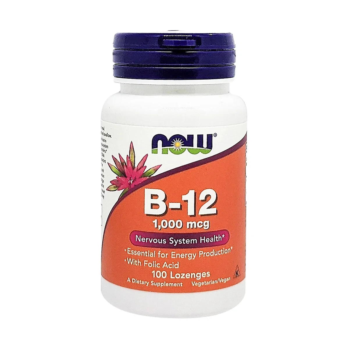 Now Vitamin B12 1,000mcg 100 Lozenges