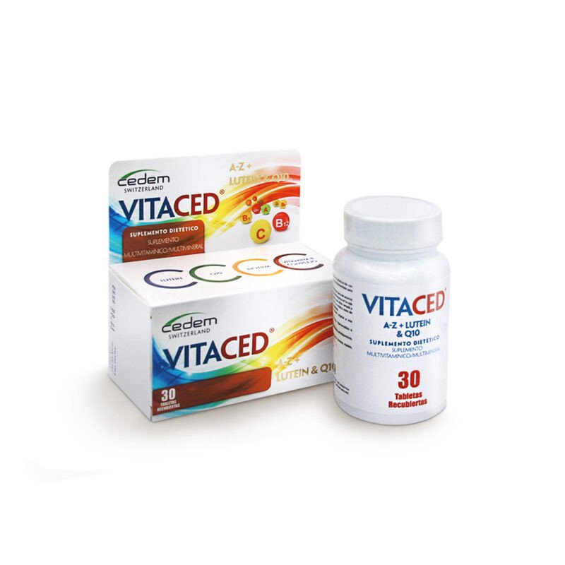 Vitaced Complete A-Z Multivitamin + Lutein & Q10 30 Tablets