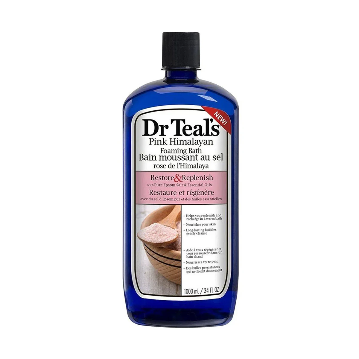 Dr Teals Foaming Bath With Pure Epsom Salt Restore & Replenish 1000ml