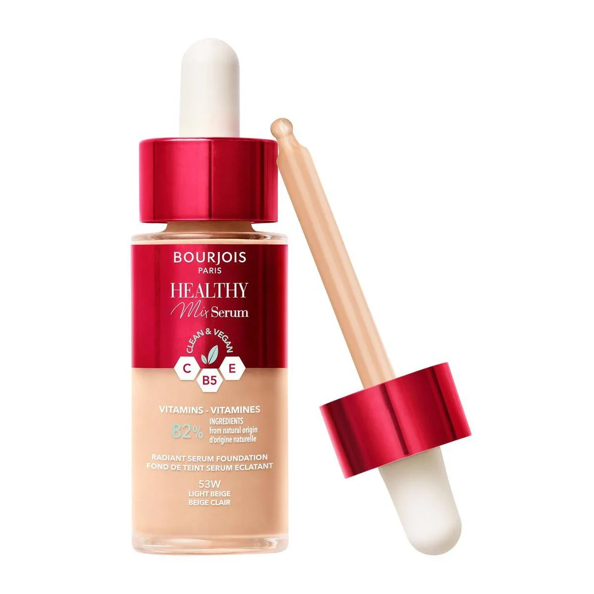 Bourjois Healthy Mix Serum Foundation 53 Light Beige 30ml