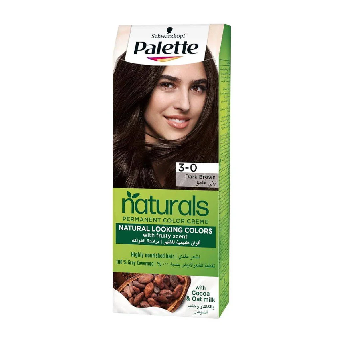 Schwarzkopf Palette Permanent Natural Colors Cream 3-0 Dark Brown