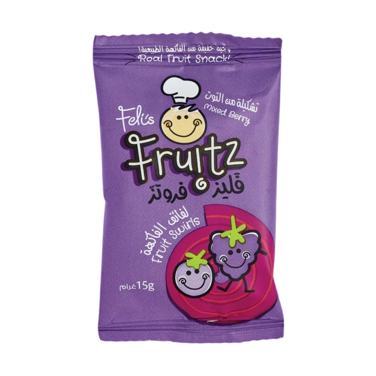 Felis Fruitz Fruit Swirls Mixed Berry 15g 5 Packs