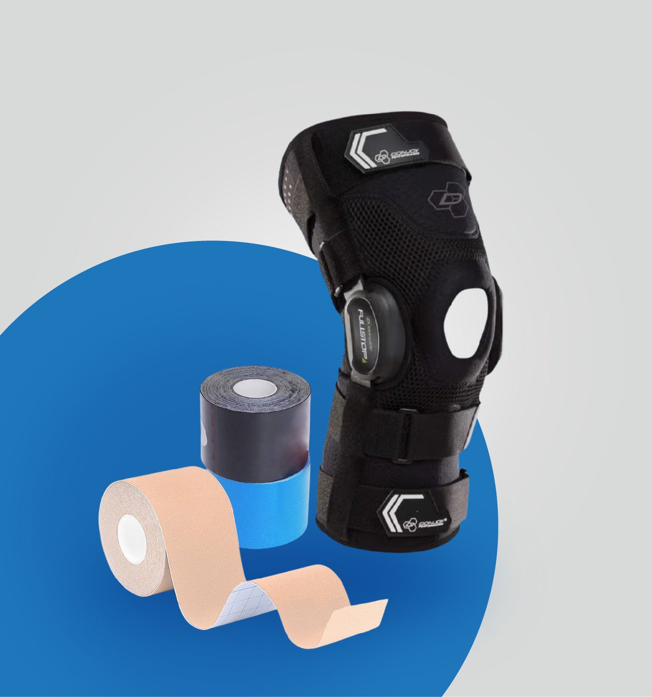 المشدات والأربطة الطبية الجراحية والرياضية