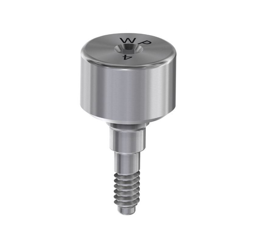 MetAlive Healing Abutment Compatible With 3I Osseotite On Implant WP/5 - 4 mm